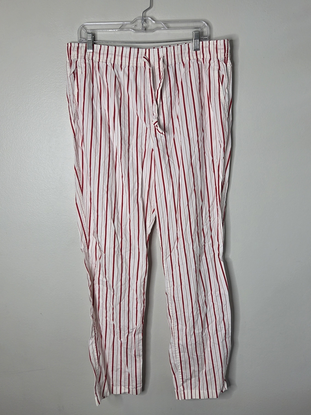 J Crew Peppermint Striped Cotton Poplin Pajama Pant Set - Picture 8 of 13